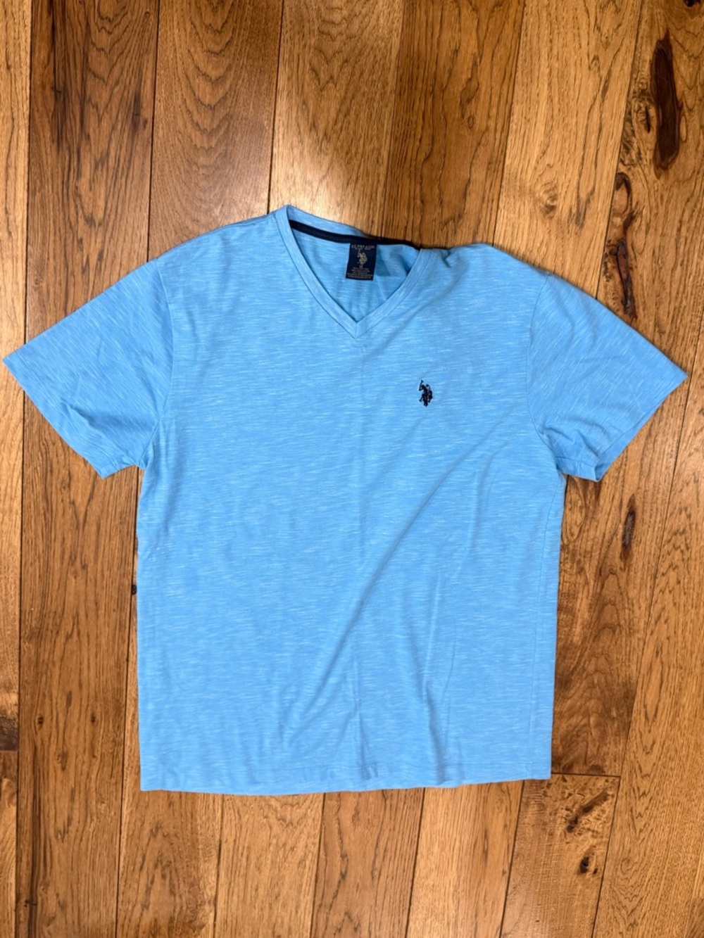 U.S. Polo Assn. Light Blue V-Neck Men’s Tee